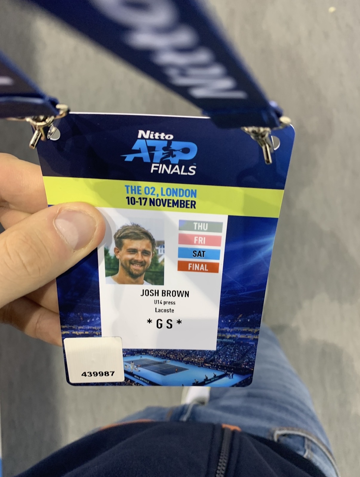 ATP Finals media accreditation